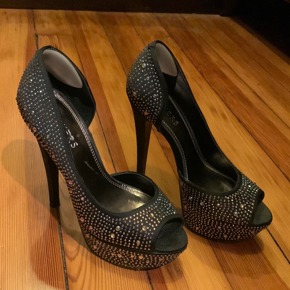 Sequin High Heels